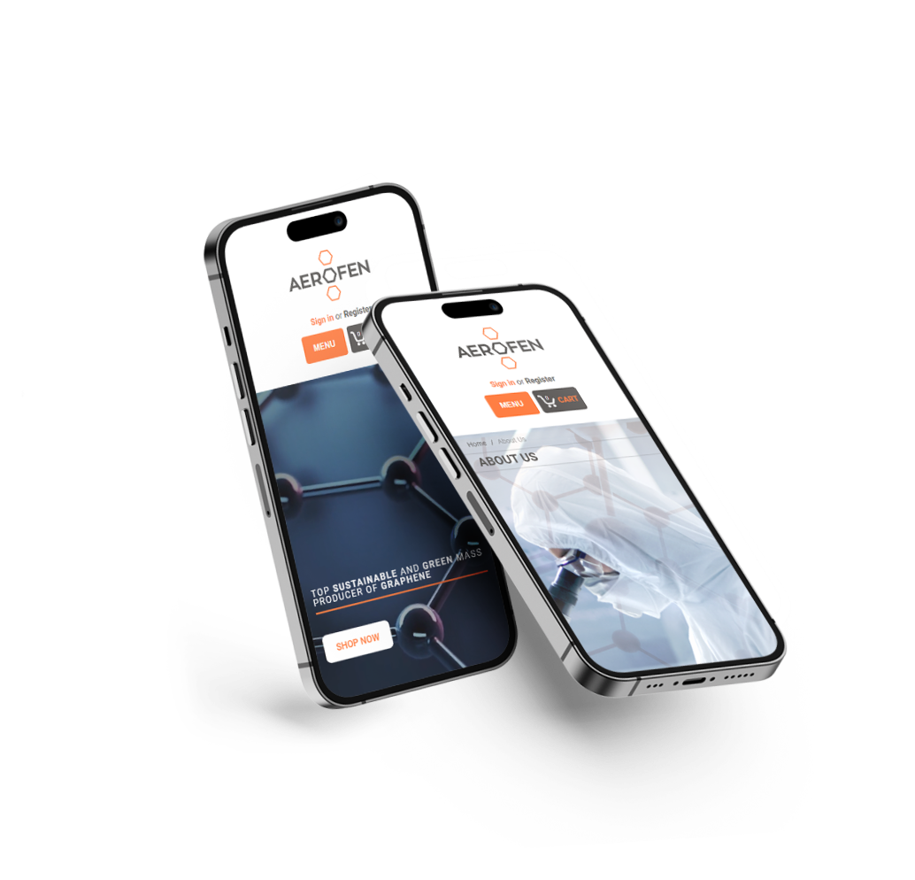 Aerofen Mobil Website Tasarımı