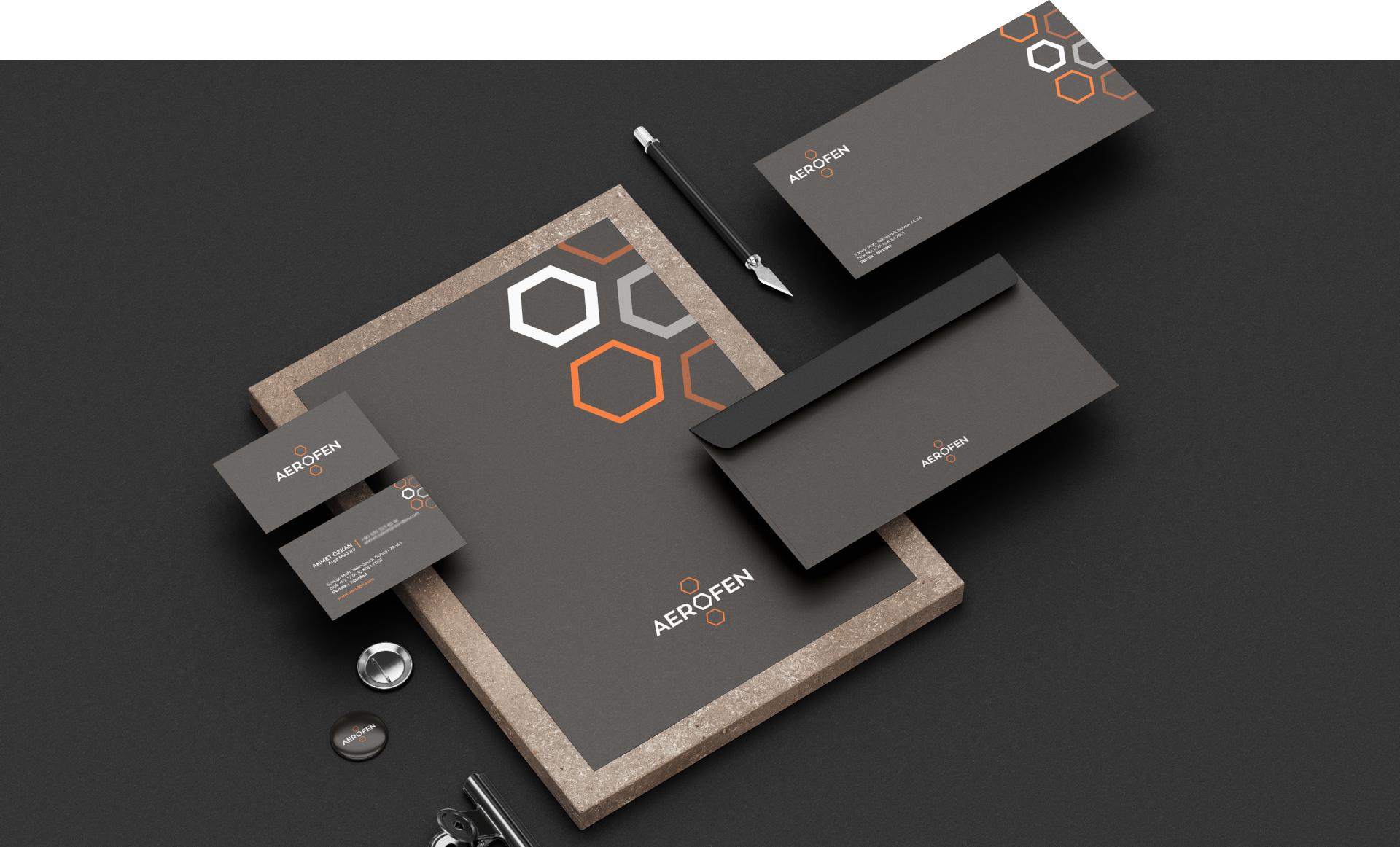 Aerofen Logo ve Kurumsal Tasarım