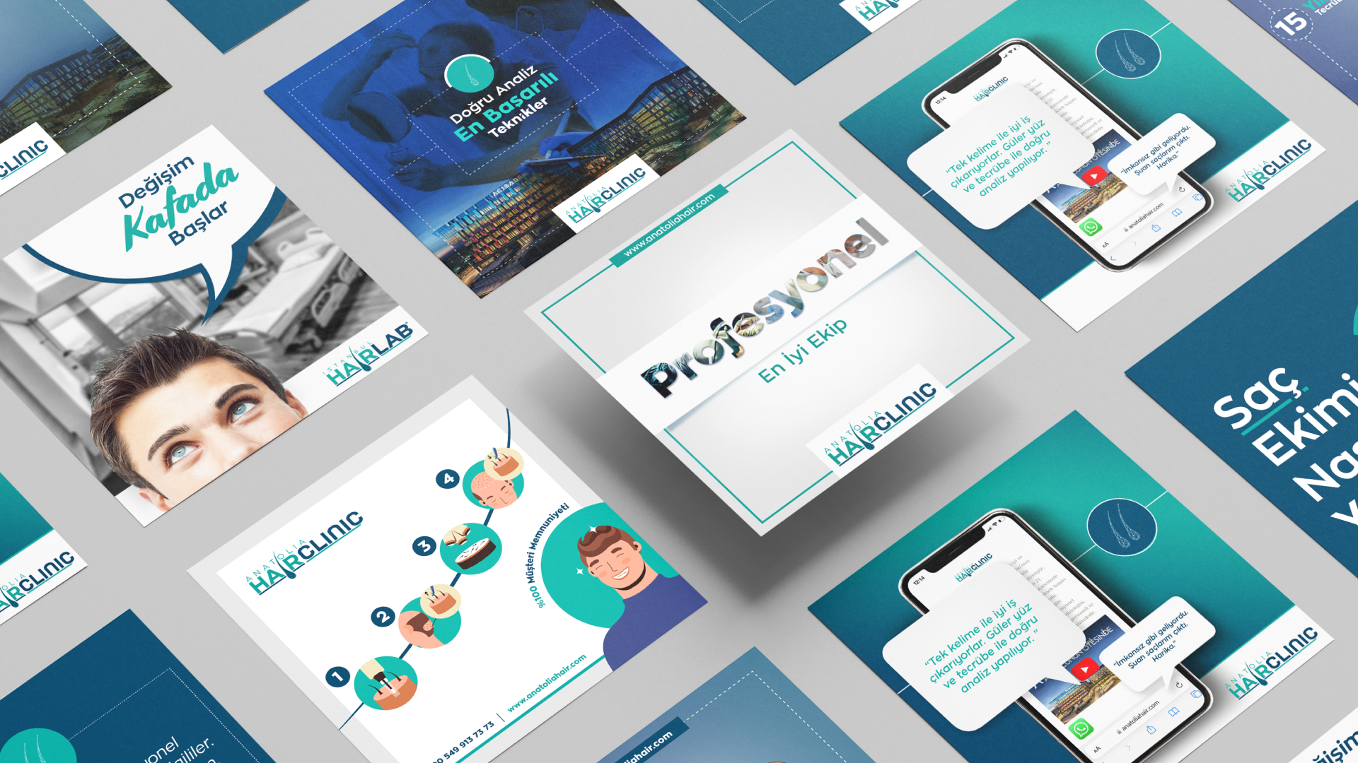 Anatolia Hair Clinics Sosyal Medya Tasarımı