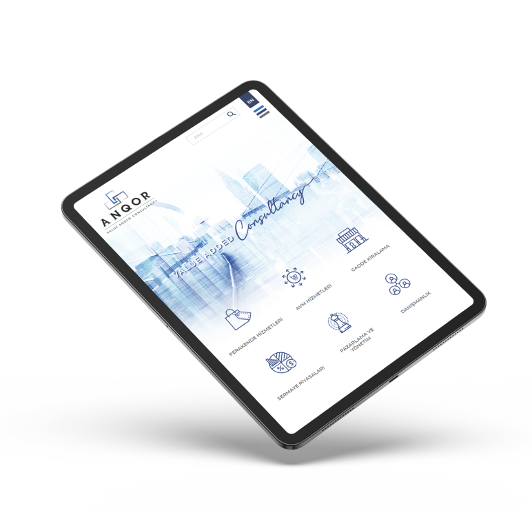 Anqor Ticari Gayrimenkul Website Tasarımı