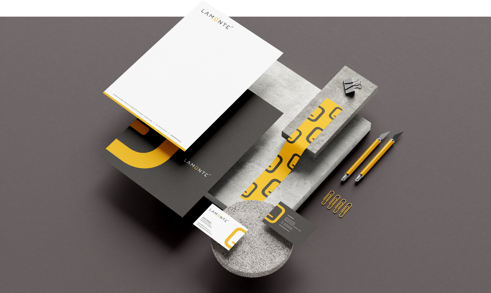 Lamonte Mutfak Logo ve Kurumsal Tasarımı