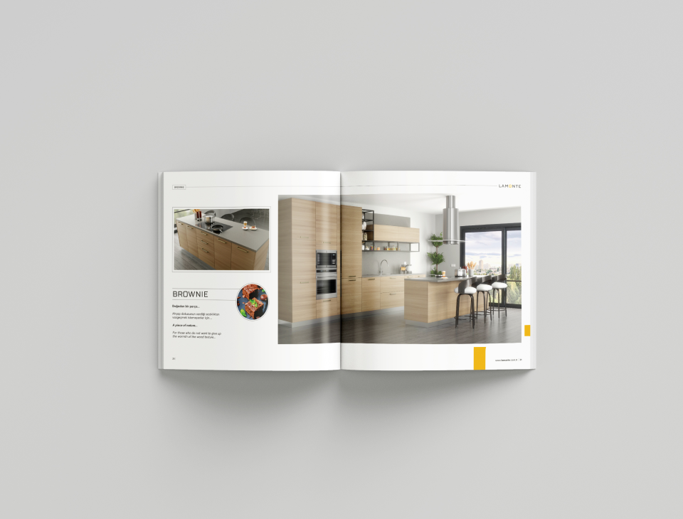 Lamonte Mutfak Katalog Tasarımı
