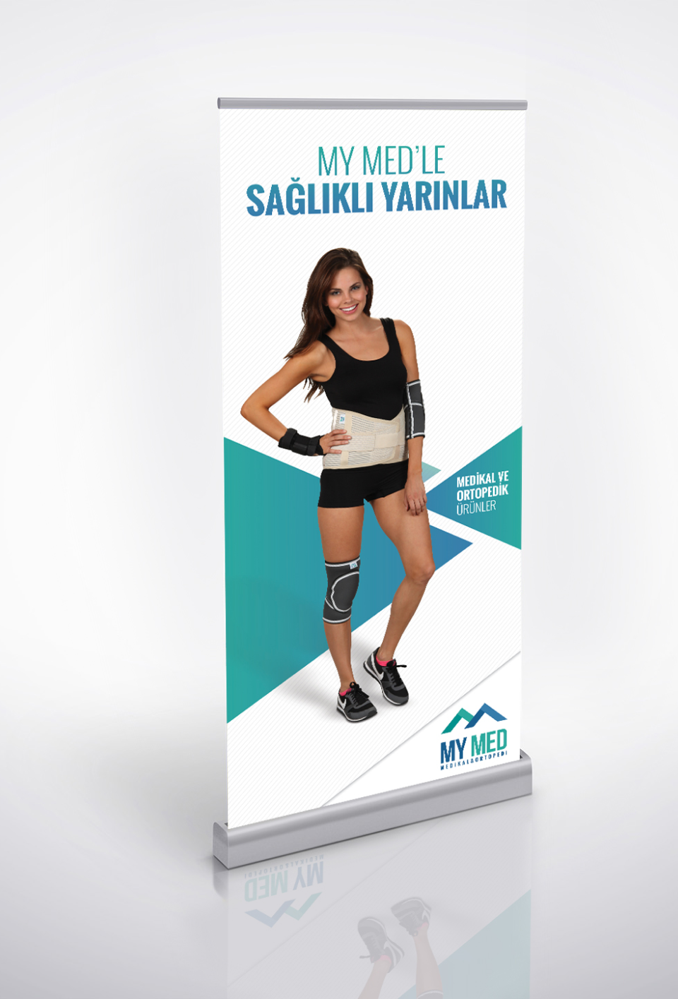 MyMed Sağlık rollup tasarımı