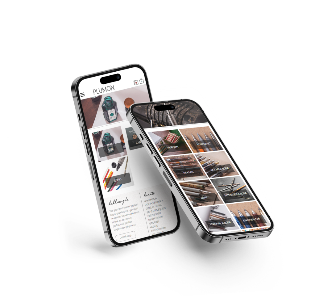 Plumon e-ticaret Website Tasarımı