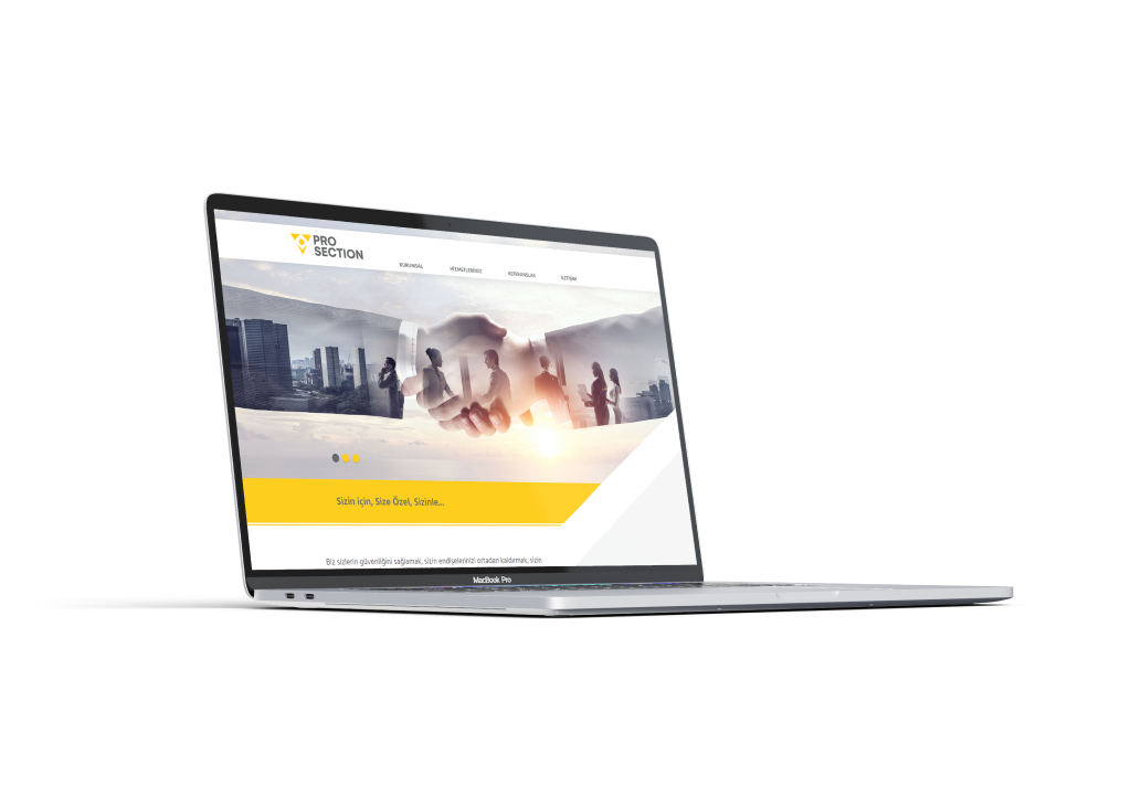 ProSection Website Tasarımı