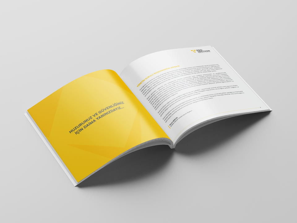 ProSection Katalog İç Sayfa Tasarımı
