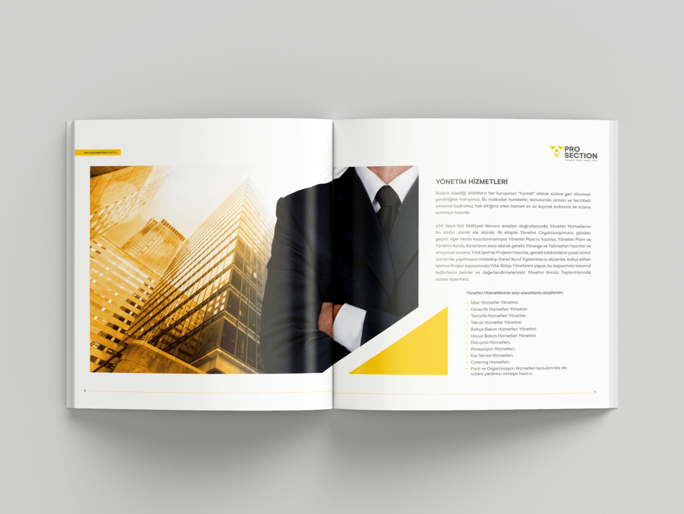 ProSection Katalog Tasarımı