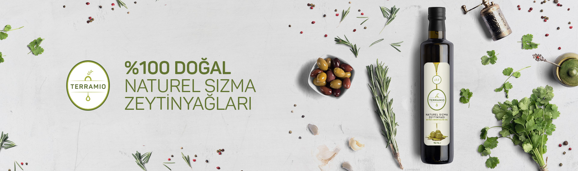 Zeytinyağı banner tasarımı