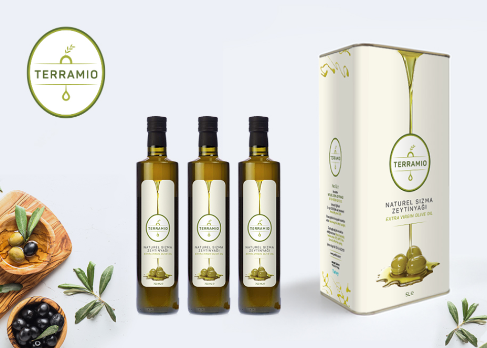 Zeytinyağı ambalaj şişe ve teneke tasarımı